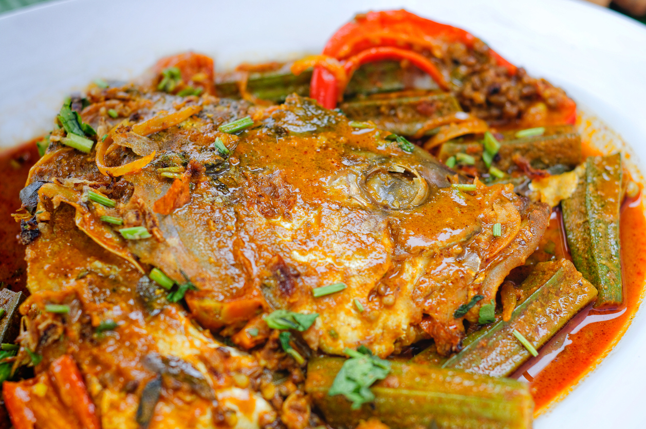Family recipe Curry Fish Head by Peranakan home chefs